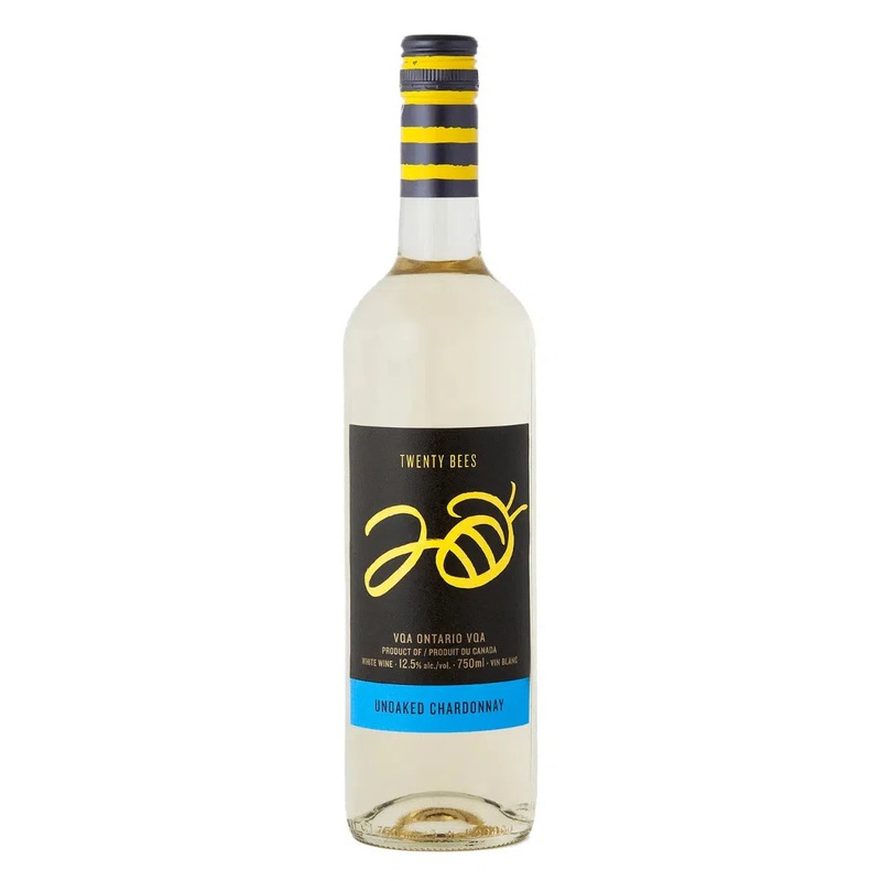 20 Bees Unoaked Chardonnay, Lakeview Wine Co.