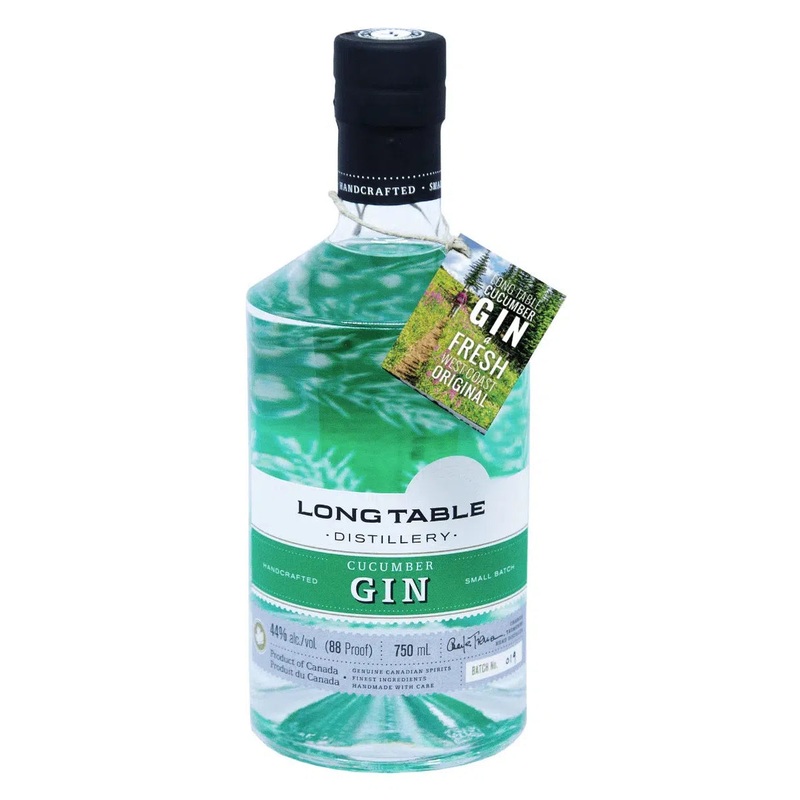 Cucumber Gin, Long Table Distillery