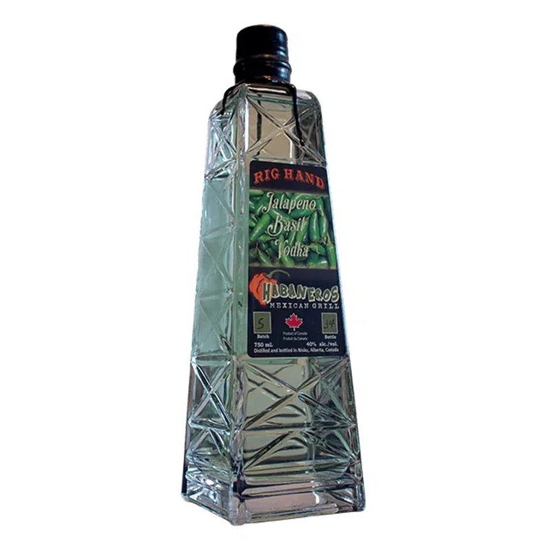 Jalapeno Basil Vodka, Rig Hand Craft Distillery