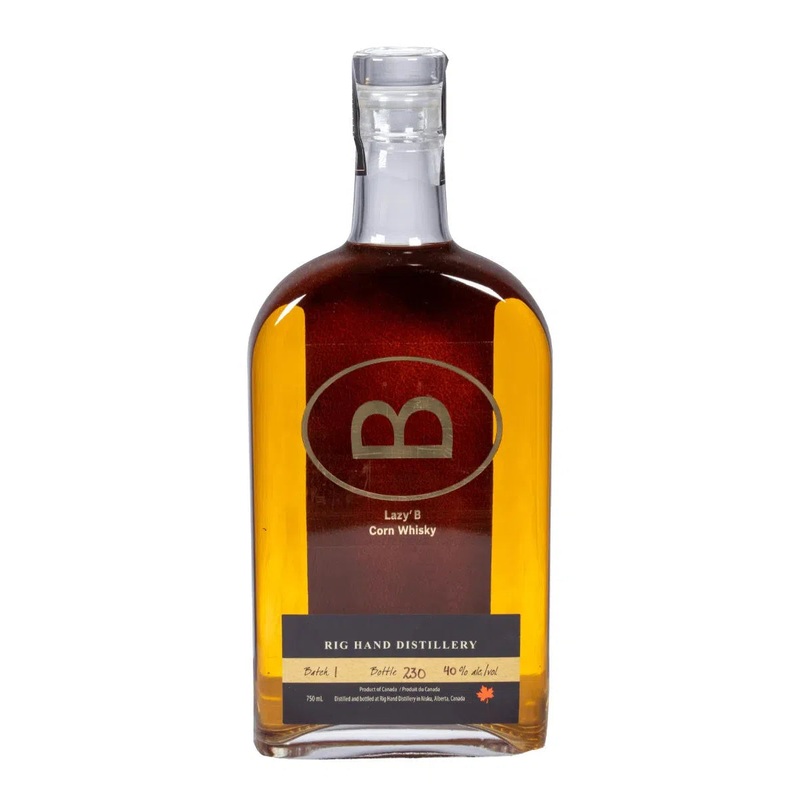Lazy B Corn Whisky, Rig Hand Craft Distillery