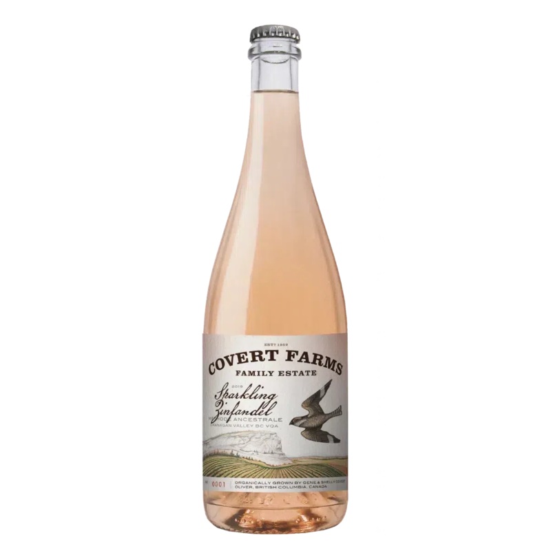 Sparkling Zinfandel – Certified Organic 2022, Covert Farms Family Estate