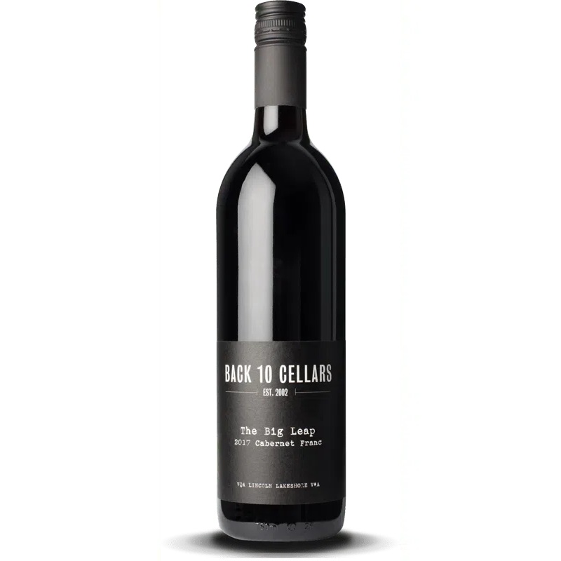 The Big Leap Cabernet Franc 2022, Back 10 Cellars