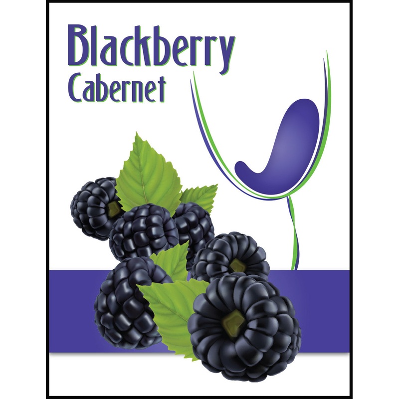 Blackberry Wine Label