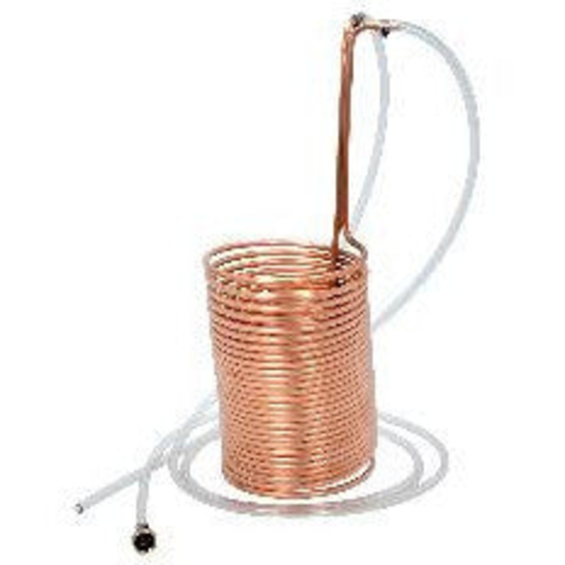 Copper Wort Chiller – 50 Ft w/Vinyl Tubing