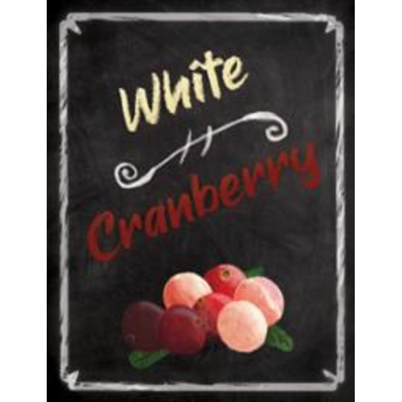 White Cranberry Wine Label
