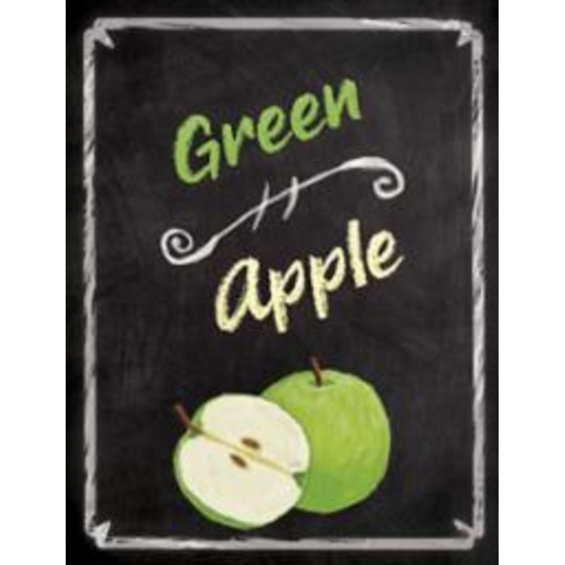 Green Apple Wine Label