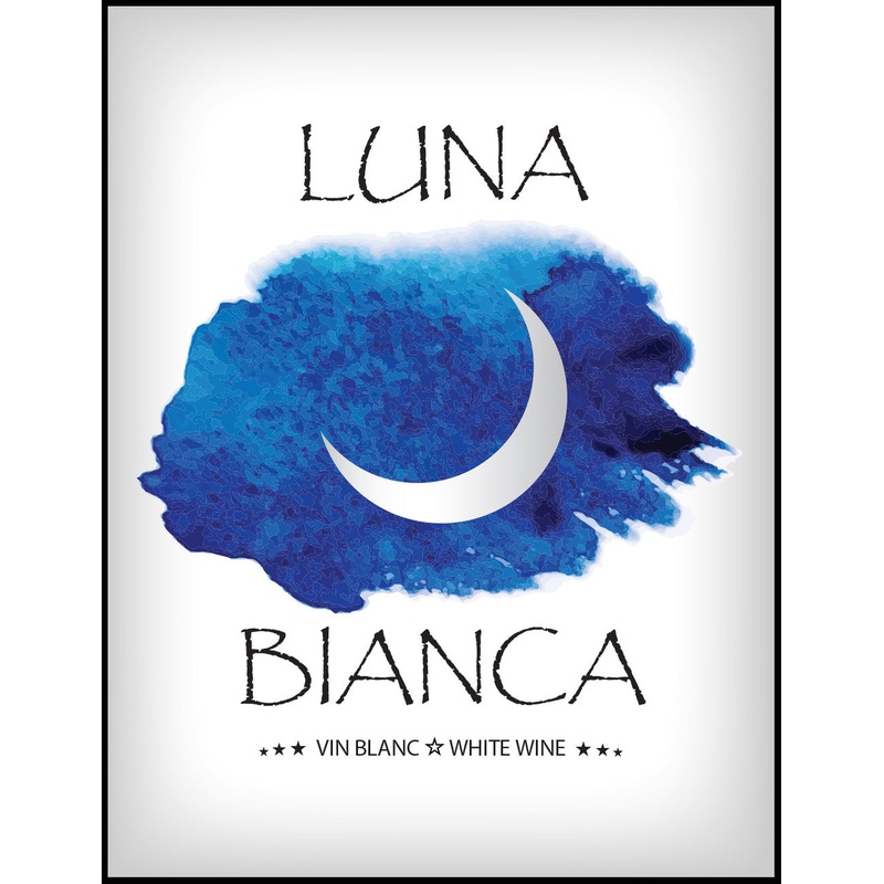 Luna Bianca Wine Labels