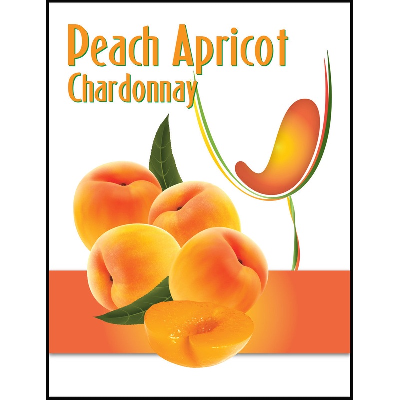 Peach Wine Label