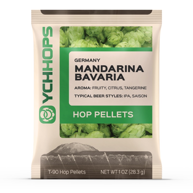 German Mandarina Bavarian 1 oz Pellet Hops