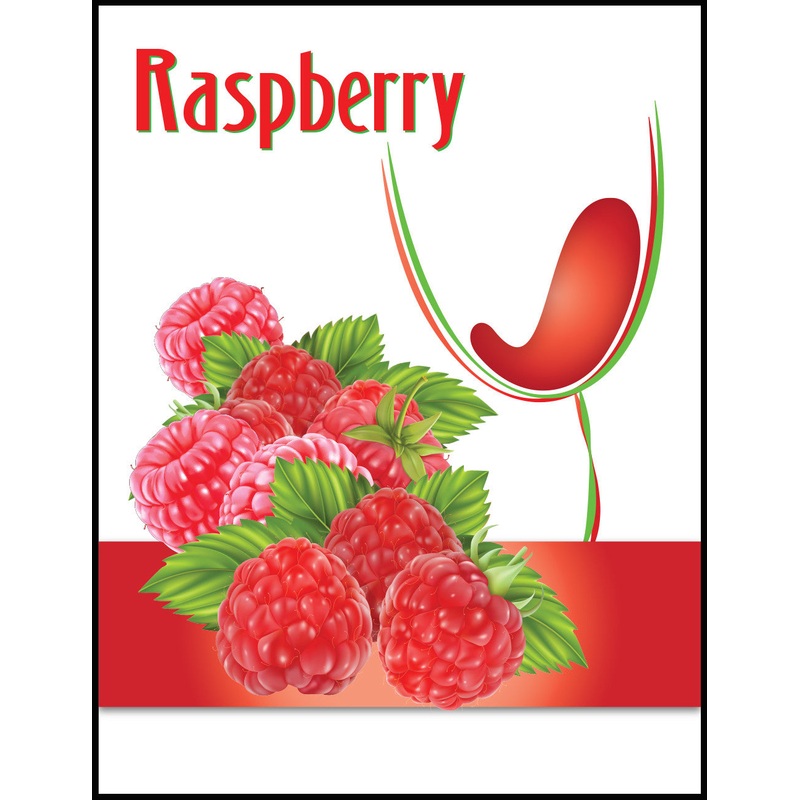 Raspberry Wine Label