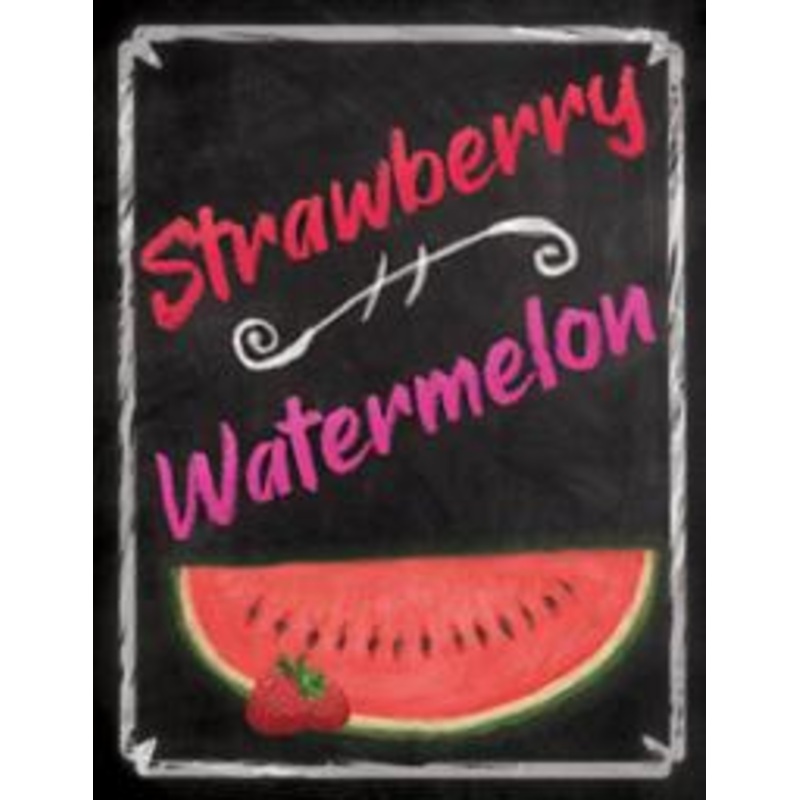 Strawberry Watermelon Wine Label
