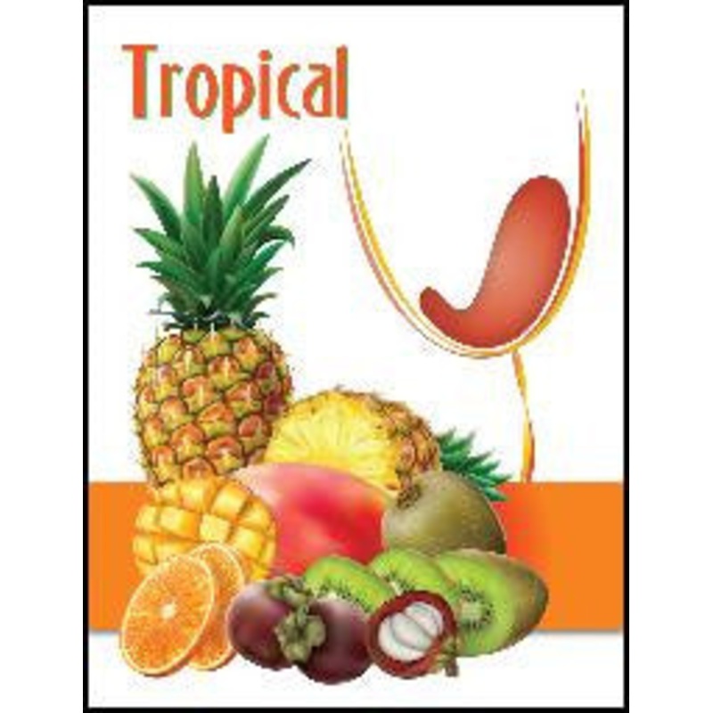 Tropical Wine Label