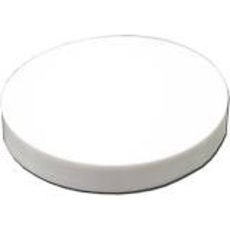 Wide Mouth Lid Only|Drilled w/grommet|Solid