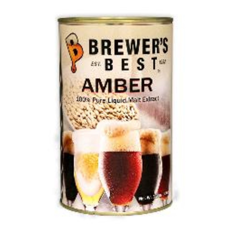BREWERS BEST AMBER LIQUID MALT EXTRACT 3.3 LB