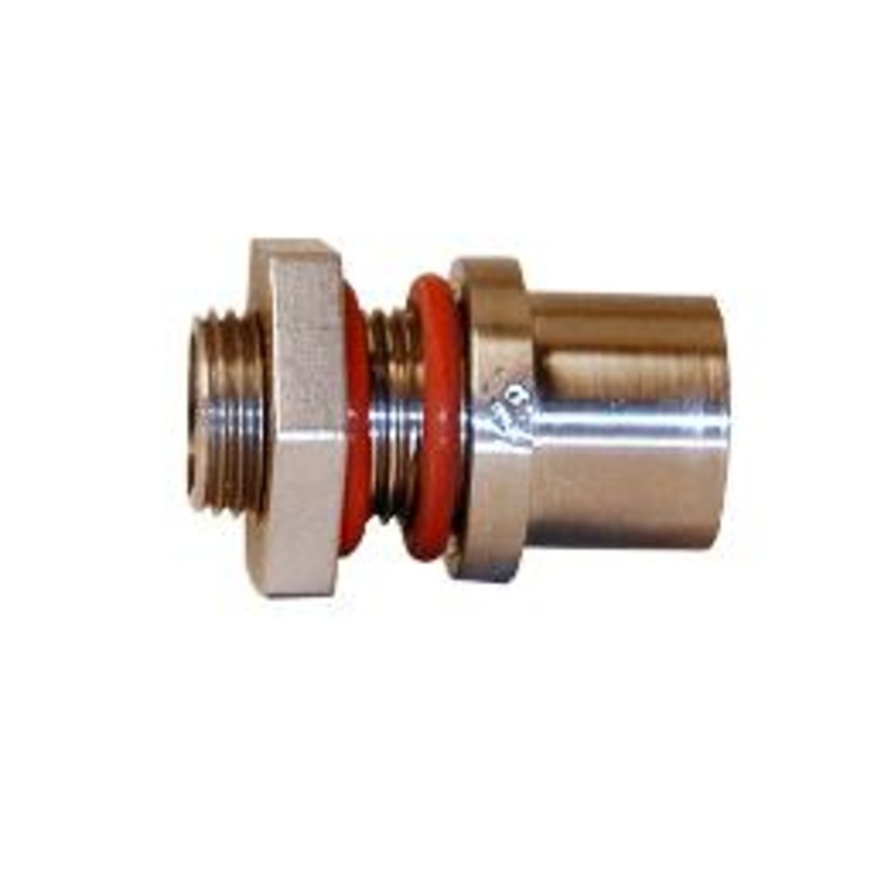 Bulkhead weld-less with o-rings (stainless steel)