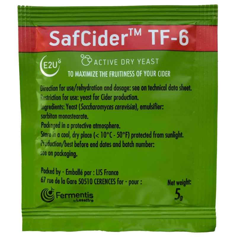 Fermentis SafCider TF-6 5g