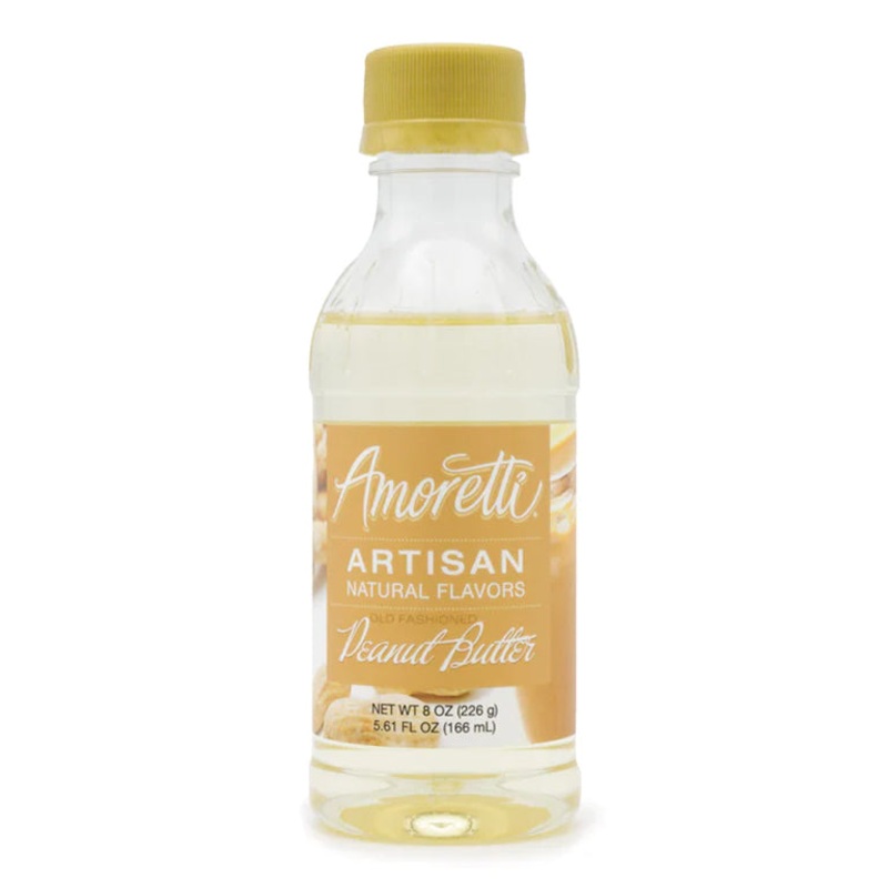 AMORETTI OLD FASHIONED PEANUT BUTTER ARTISAN FRUIT PUREE 8 OZ