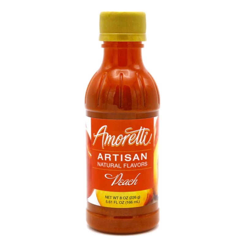 AMORETTI PEACH ARTISAN FRUIT PUREE 8 OZ