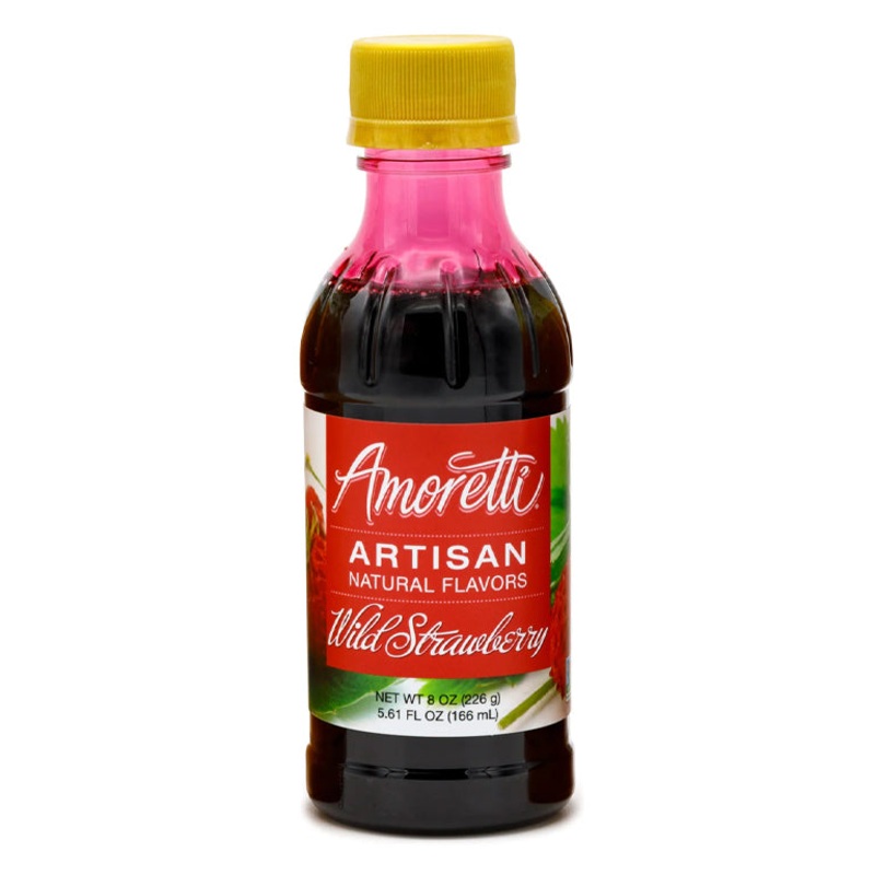 AMORETTI WILD STRAWBERRY ARTISAN FRUIT PUREE 8 OZ