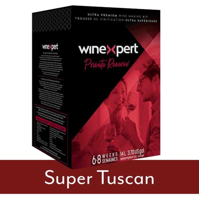 Winexpert Private Reserve Super Tuscan Red Wine Making Kit
