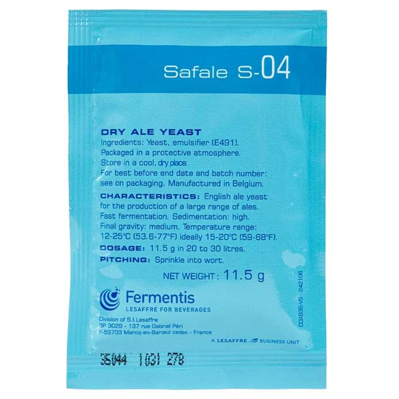 Fermentis SafAle S-04 Yeast