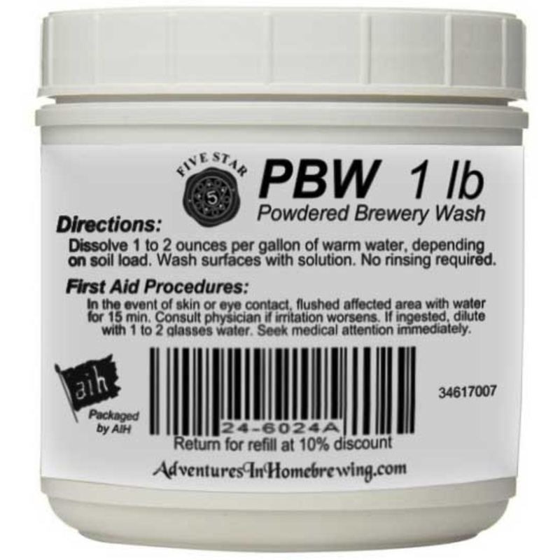 PBW – Powdered Brewery Wash