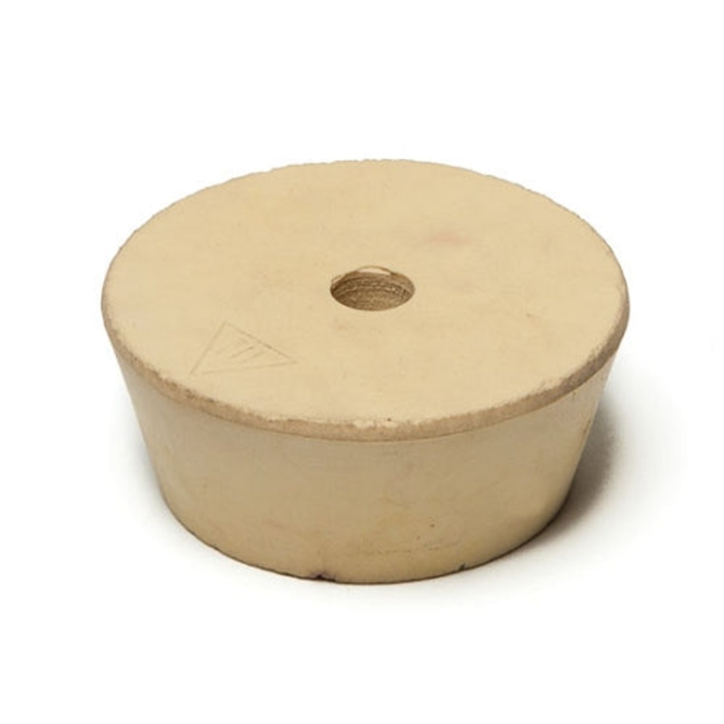 #10 Drilled Rubber Stopper Bung