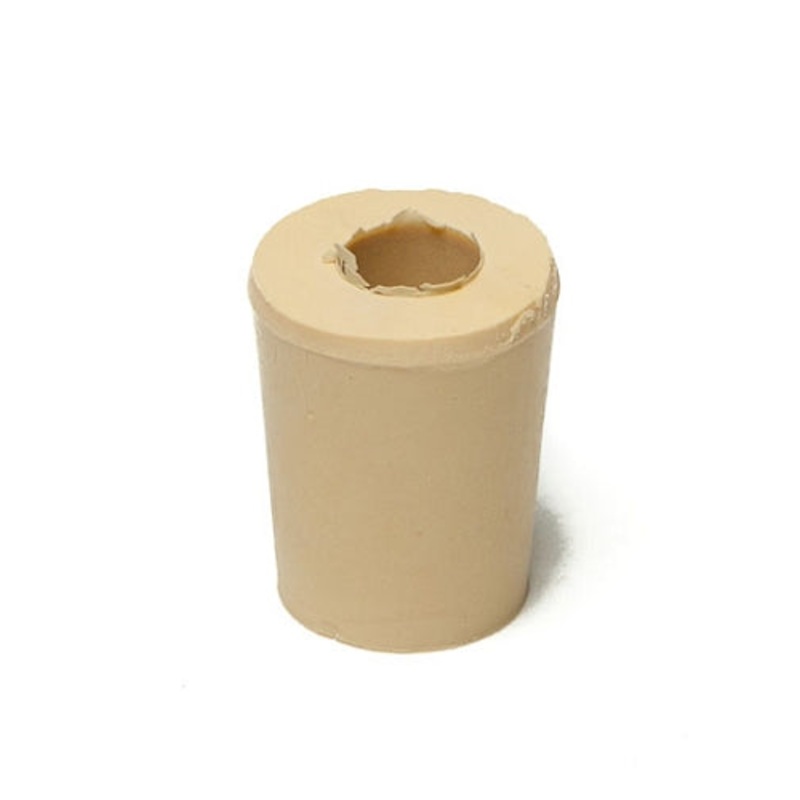 #2 Drilled Rubber Stopper Bung