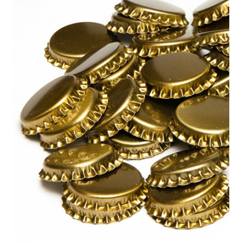 29 mm Gold Bottle Caps