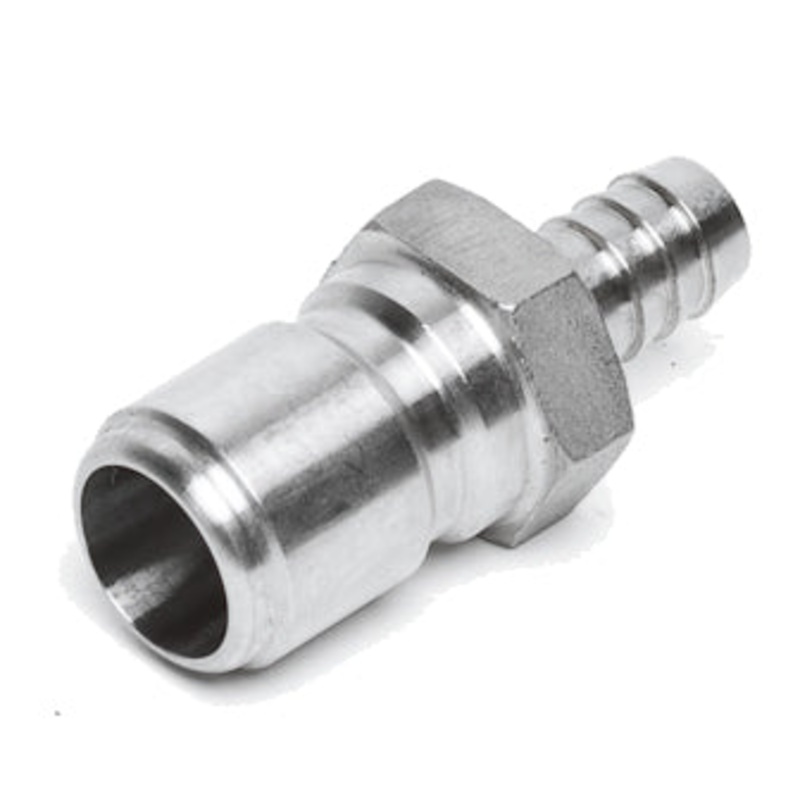 3/8 Barbed Stainless Steel Male Quick Disconnect