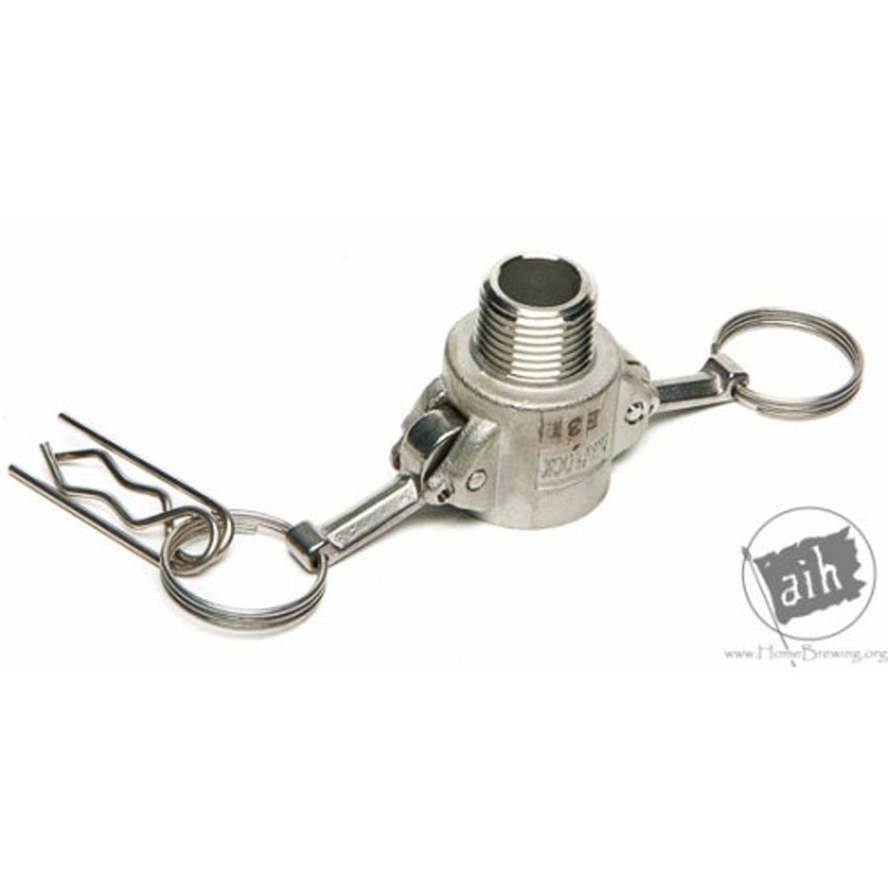 Pro Flow Dynamics 1/2 Type B Female Coupler, Male Thread