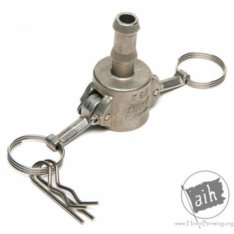 Pro Flow Dynamics 1/2 Type C Female Coupler, Hose Barb