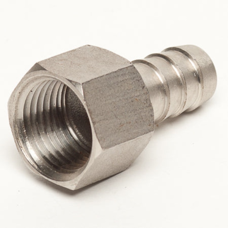 Stainless Steel 1/2 FPT X 1/2 Hose Barb