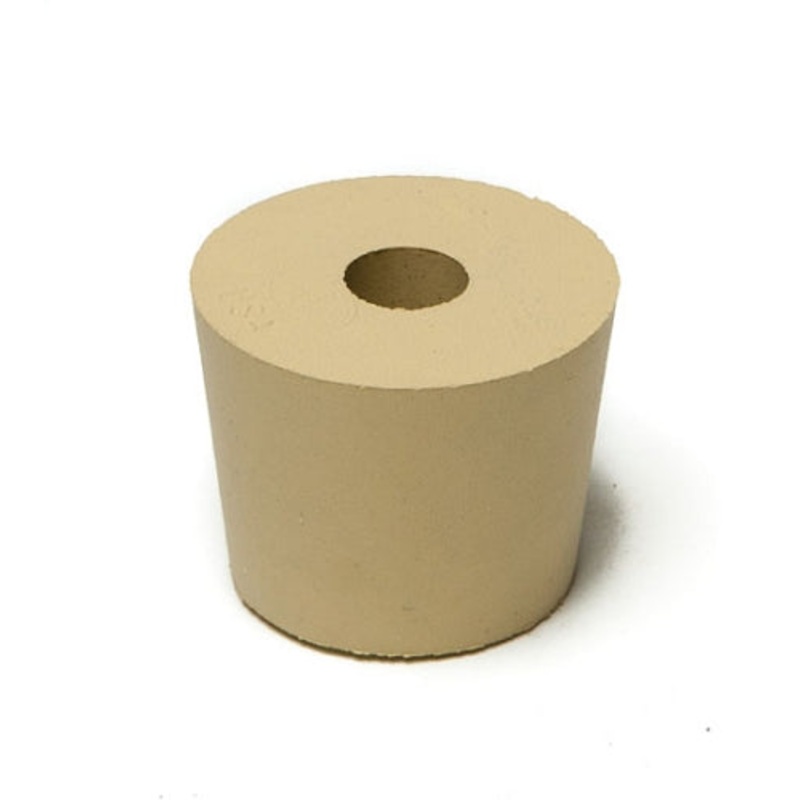#6 Drilled Rubber Stopper Bung