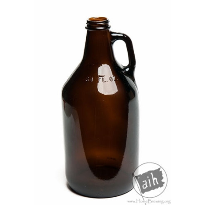 Amber 1/2 Gallon Glass Jug (single)