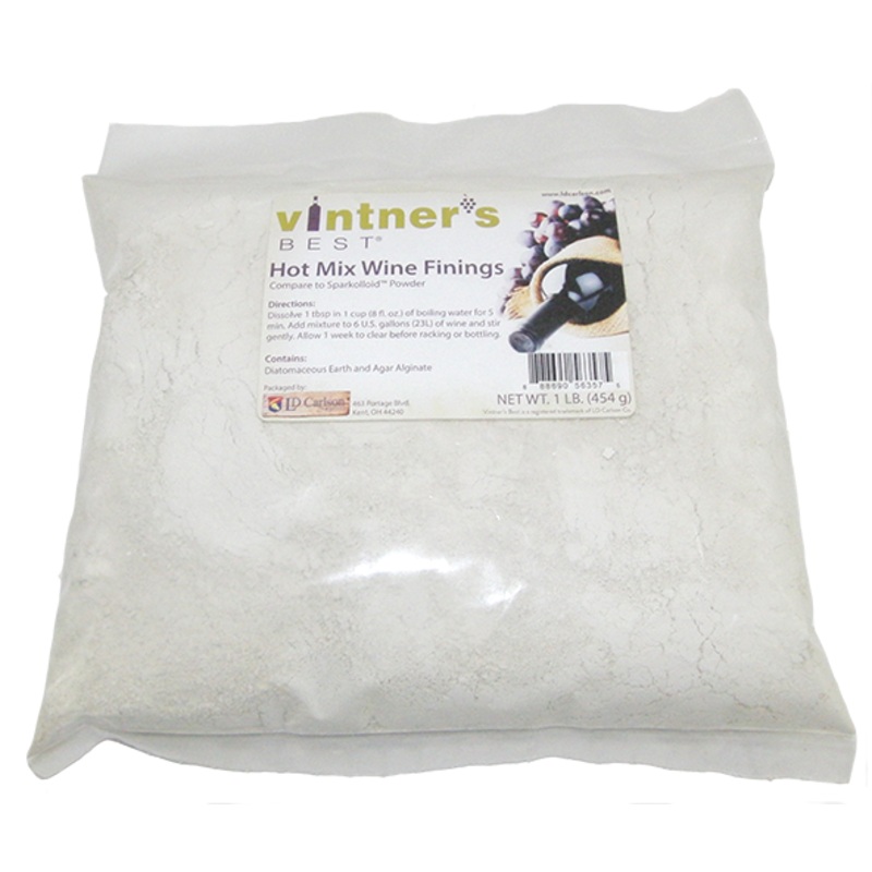 Hot Mix Wine Finings 1 LB