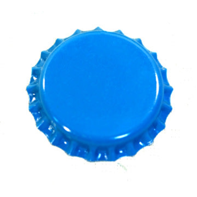 Light Blue Bottle Caps