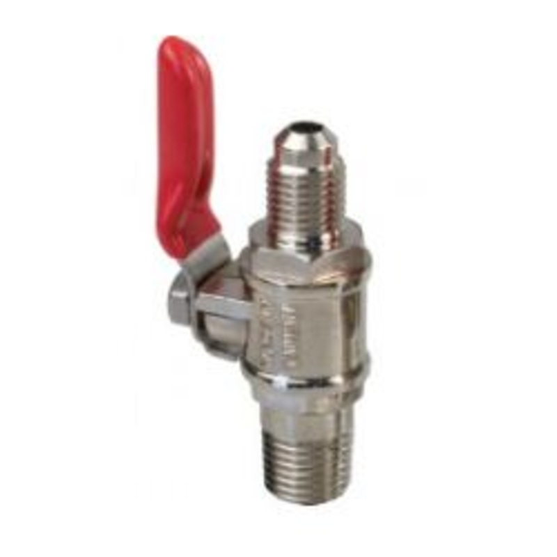 Shut Off 1/4 MPTx1/4 MFL W/ Check