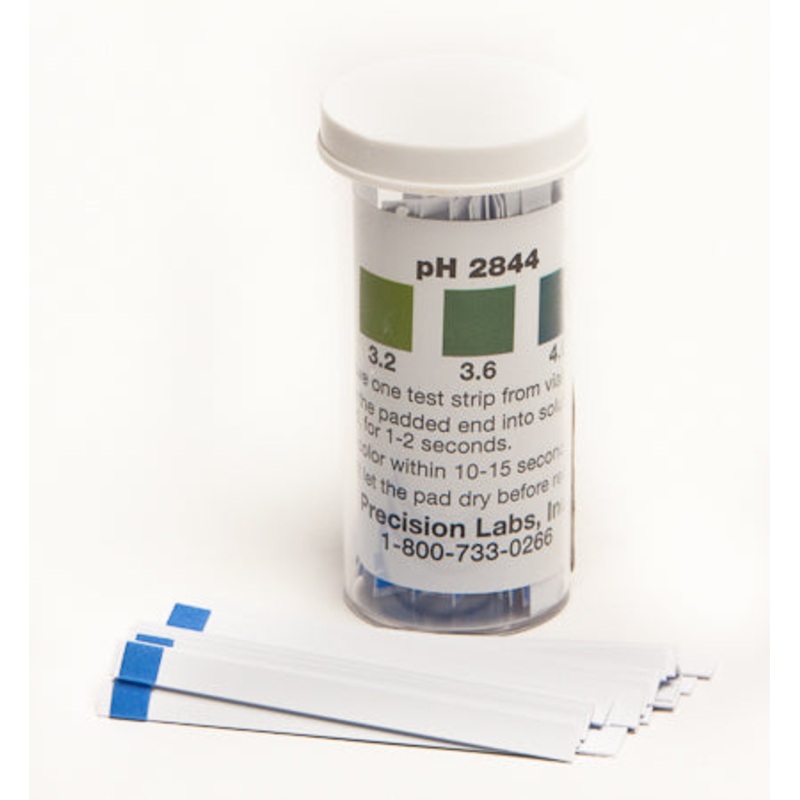 pH Papers-Wine (100/Vial) (Range 2.8-4.4)