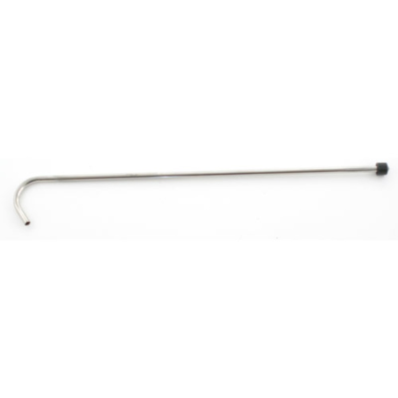 24 Stainless Steel Racking Cane, 3/8 OD with Plastic Tip