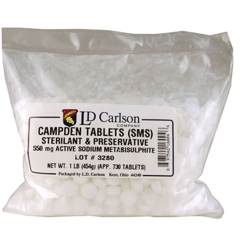 Campden Tablets – Sodium Metabisulphite 1 lb.