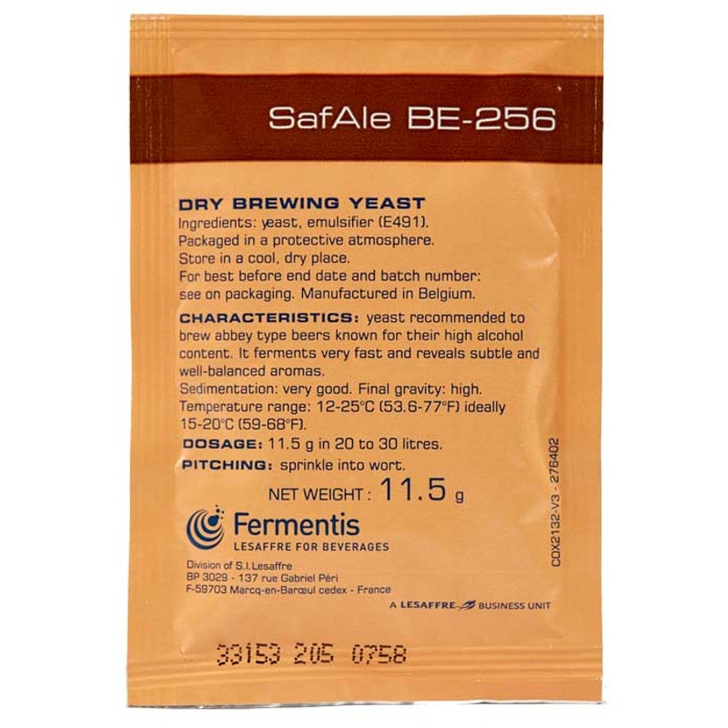 Fermentis Safbrew BE-256 Dry Brewing Yeast