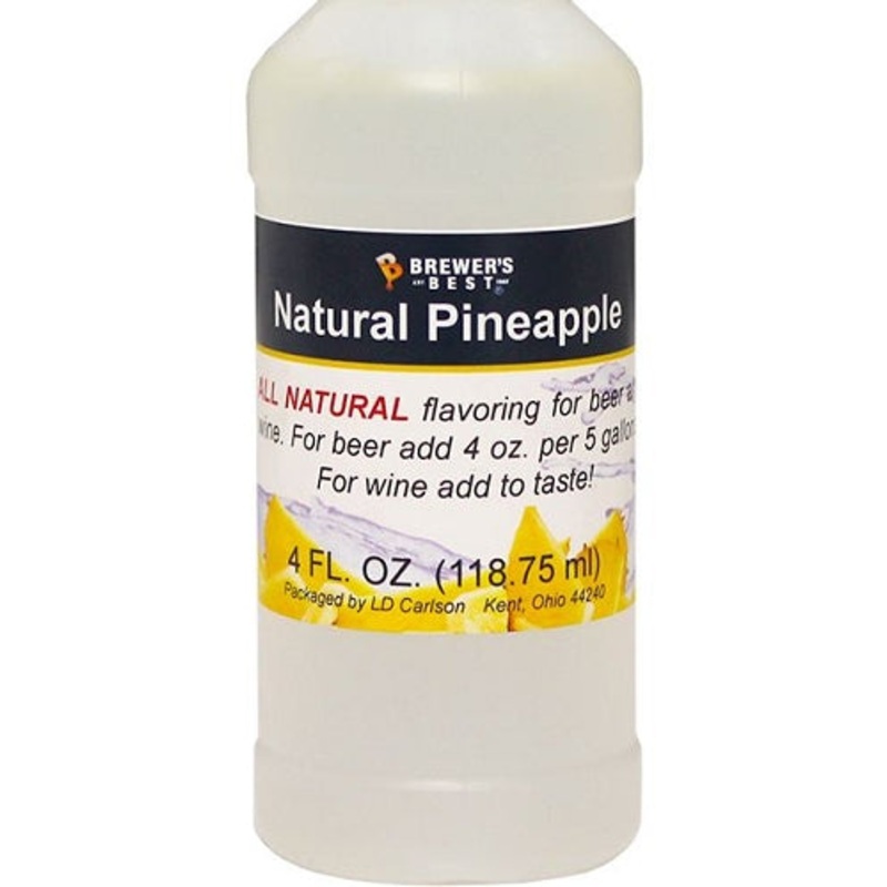 Natural Pineapple Flavoring Extract 4 oz.