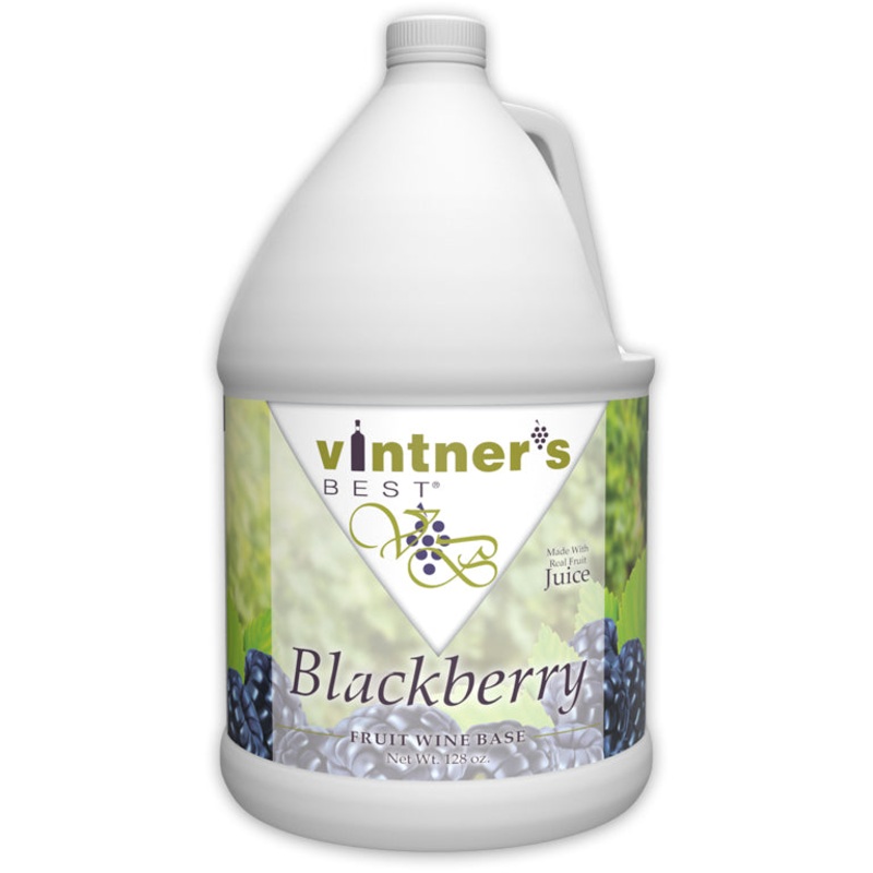 Vintner’s Best Blackberry Fruit Wine Base 128 oz.