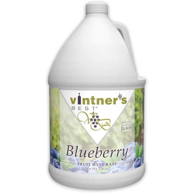 Vintner’s Best Blueberry Fruit Wine Base 128 oz.