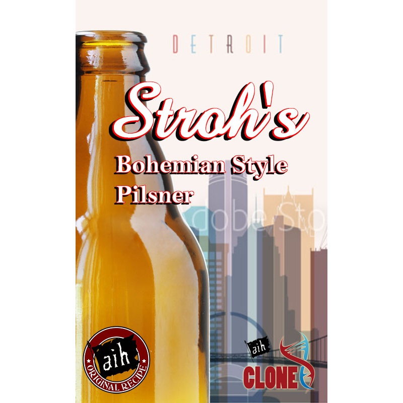 Stroh’s Bohemian Style Pilsner Recipe Kit
