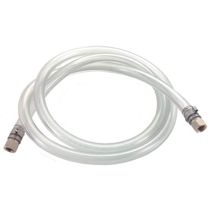 Keg Gas Line Assembly with Dual MFL Fittings (Ball or Pin Lock)