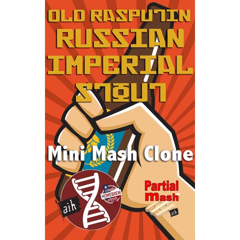 Old Rasputin Russian Imperial Stout Partial Mash Recipe