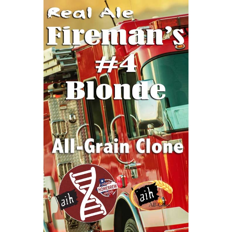 Real Ale Firemans #4 Clone All Grain Recipe