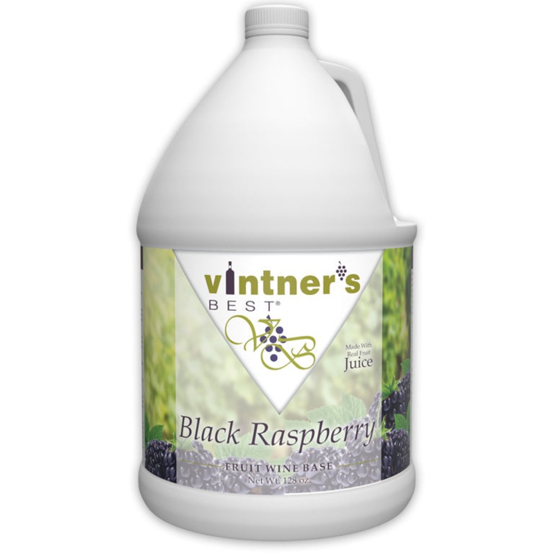 Vintner’s Best Black Raspberry Fruit Wine Base 128 oz.